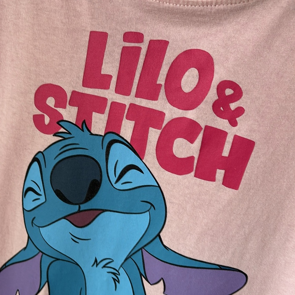 DISNEY X ZARA LILO AND STITCH  GRAPHIC PRINT TEE - Picture 2 of 6